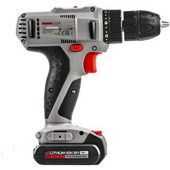 Дрель-шуруповерт Crown CT21052LH-1.5 BMC (с 2-мя АКБ, кейс)