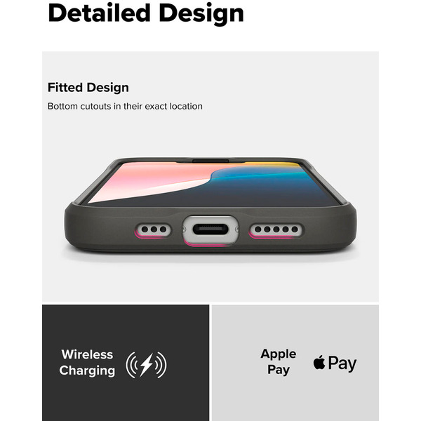 Чехол Ringke ONYX для iPhone 16e GRAY
