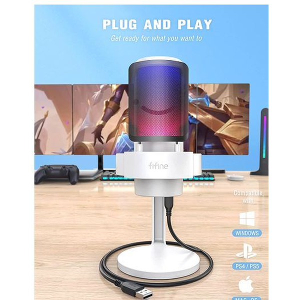 Микрофон FIFINE A8W (белый)