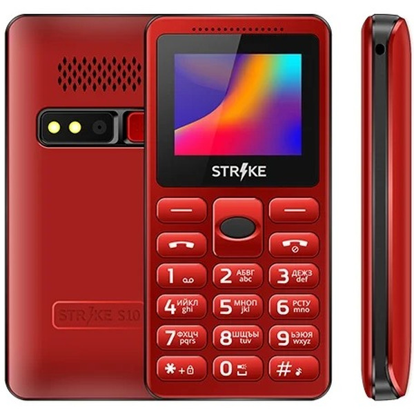 Телефон GSM STRIKE S10 (красный)