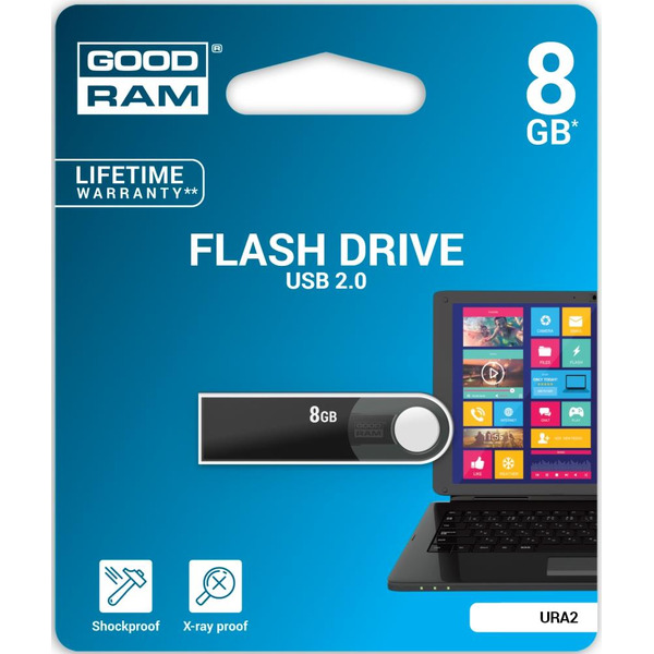 Флэш-накопитель USB GOODRAM 8GB URA2-0080K0R11