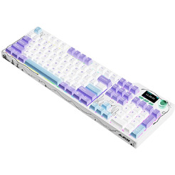 Клавиатура Ajazz AK35I V4 Avocado Switch (фиолетовый/белый/синий)