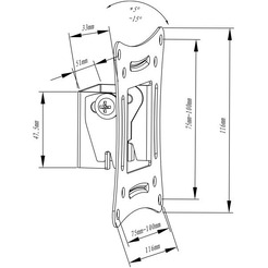 Кронштейн Metaldesign MD3201 черный