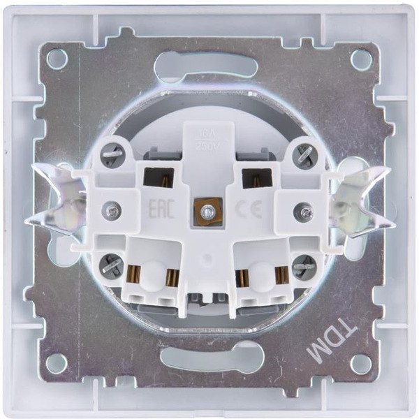 Розетка TDM Лама SQ1815-0022 (белый)