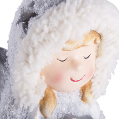 Керамическая фигурка NEON-NIGHT Снегурочка на шаре 505-009