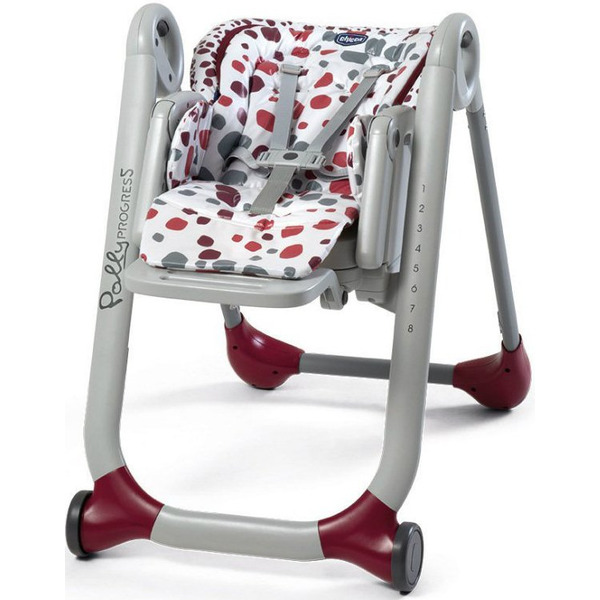 Стульчик для кормления Chicco POLLY Progres5 4R CHERRY