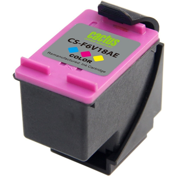 Картридж струйный Cactus CS-F6V18AE 123XL (многоцветный)