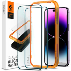 Защитное стекло Spigen ALM Glas FC для iPhone 14 Pro AGL05216 (2шт)