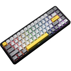 Компьютерная клавиатура AJAZZ AK680 MAX (8+1K) черно-серо-желтые клавиши