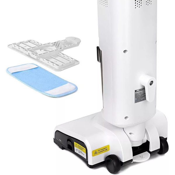 Вертикальный паровой пылесос "2 в 1" Kitfort КТ-5157-2 (бело-оранжевый)