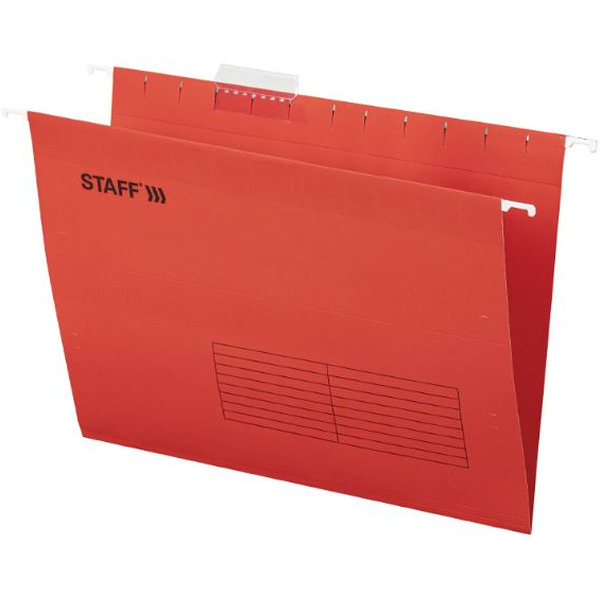 Папка подвесная Staff 270931 (10 шт, красный)