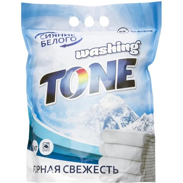 Стиральный порошок Washing Tone Горная свежесть 3 кг