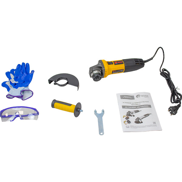 Машина шлифовальная угловая Edon AG-125/900C (28227)