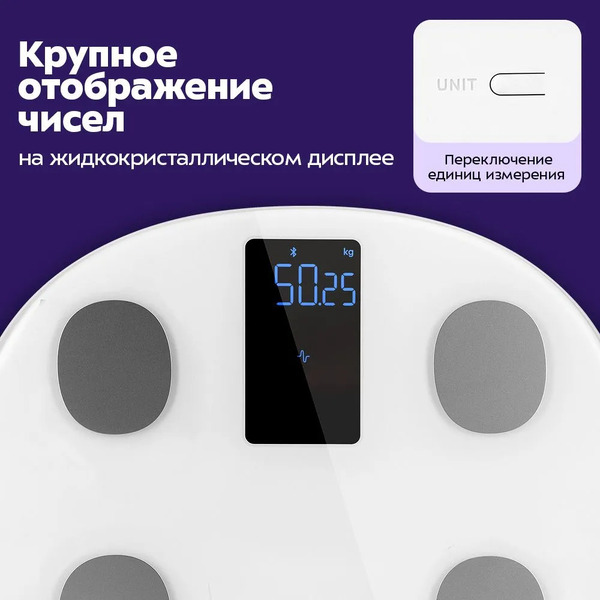 Весы напольные электронные Kitfort КТ-849