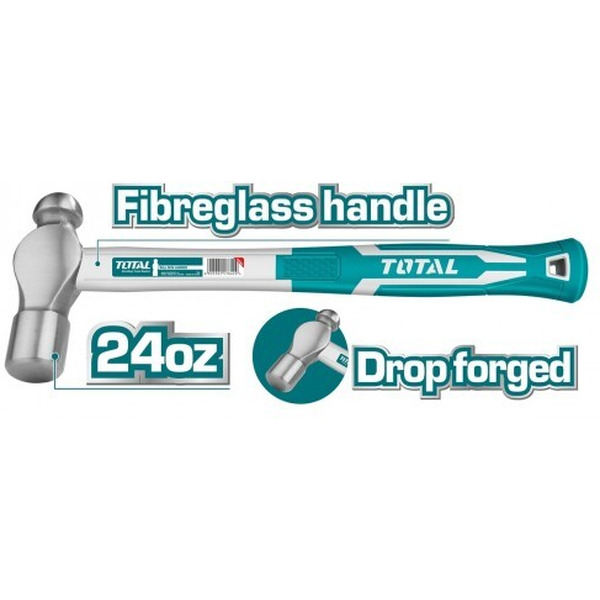 Молоток Total 0.66 кг THT74246