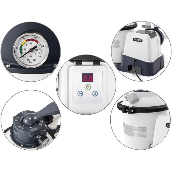 Песочный фильтр-насос INTEX KRYSTAL CLEAR 26644 (4500 л/ч)