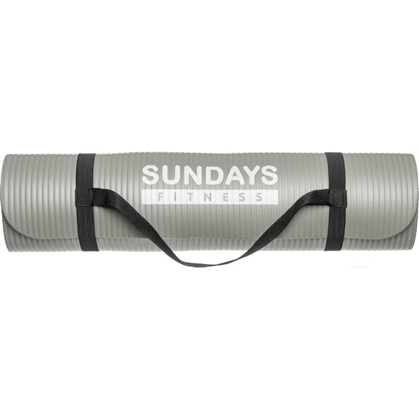 Коврик для йоги и фитнеса Sundays Fitness IR97505 (серый)