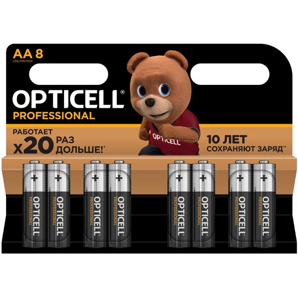 Батарейка Opticell Professional AA (8 шт)