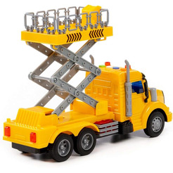 Автомобиль с подъёмником Полесье 89786 Профи