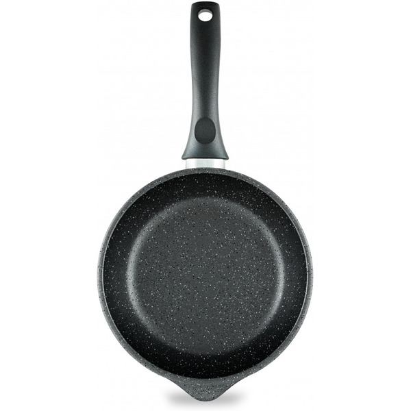 Сковорода НМП Каменная Черный гранит 18118у