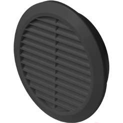 Решетка с сеткой от насекомых Awenta CLASSIC T23GR (d150) графитовая