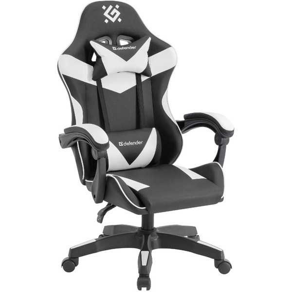Игровое кресло Defender Urana черный/белый (64058)