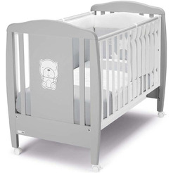 Кроватка детская CAM LETTINO ORSO G255 TEDDY GREY (группа 0/3), Тедди серый, серый