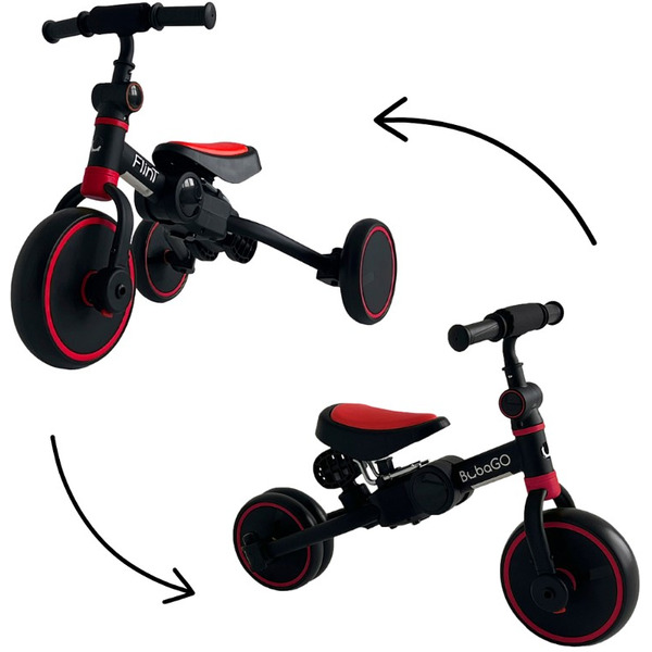 Беговел BubaGo Flint BG-F-109-1 Черно-красный