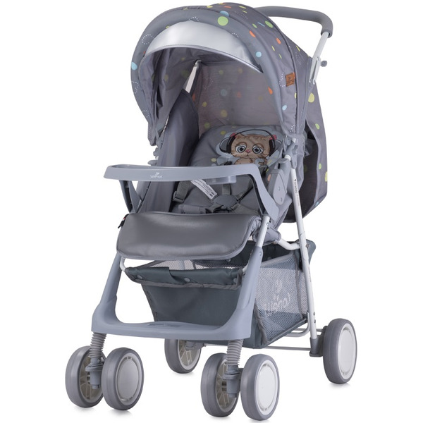 Коляска LORELLI Terra Grey Cute Kitten