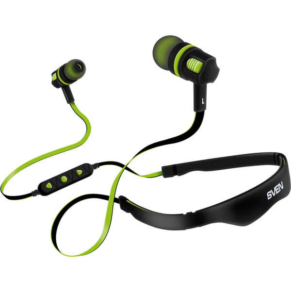 Наушники с микрофоном SVEN E-217B Black-Green
