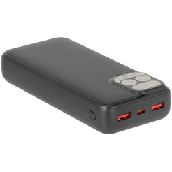 Внешний аккумулятор с дисплеем RIVACASE VA2521 20000mAh (черный)