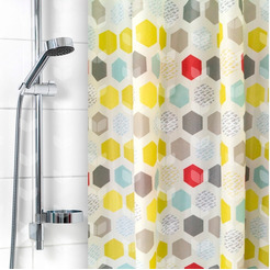 Штора для ванной комнаты Вилина 6666-2216-1 (соты)