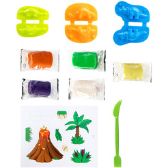 Набор для детской лепки GENIO KIDS-ART Динозавры TA2038
