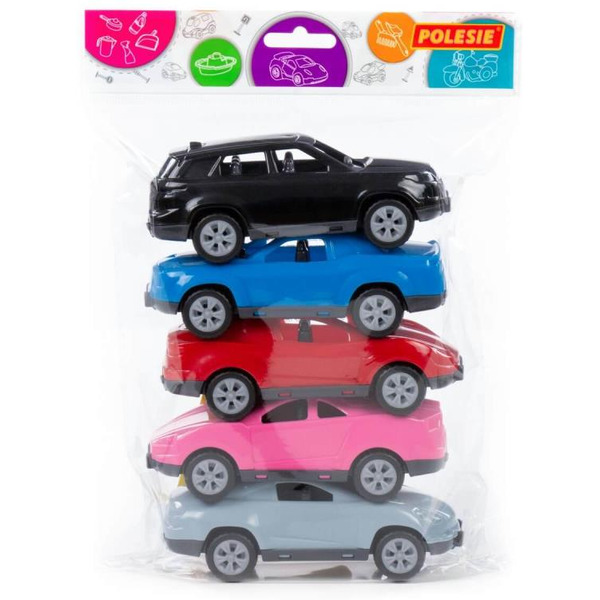 Набор автомобилей Полесье Оптима 58922 (5 шт)