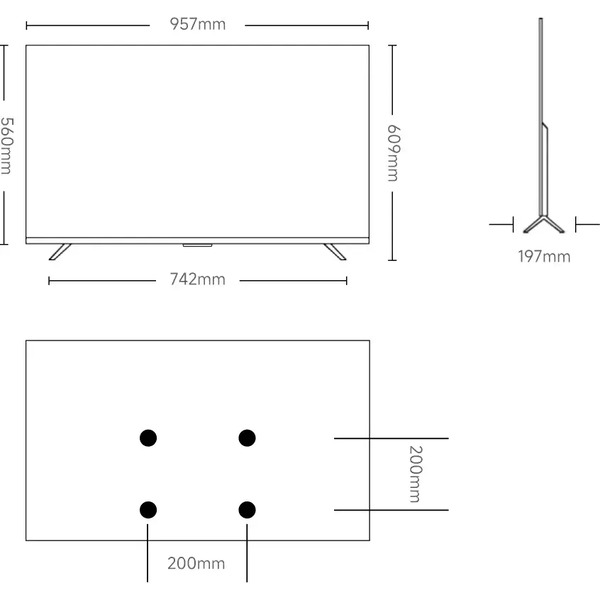 Телевизор Xiaomi TV X Mini LED 43 L43MC-SMRU (ELA6770RU)
