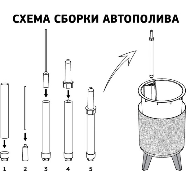 Кашпо Idea Флориан М 3157 (11л, белый ротанг, с автополивом)