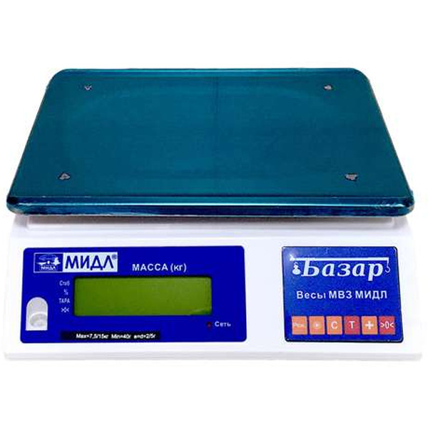 Весы фасовочные МИДЛ МТ 3 ВЖА (0,5/1; 230х330) "Базар 2(у) Н" 71053093