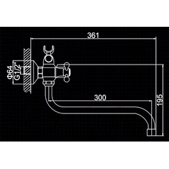 Смеситель Ledeme H08 L2308