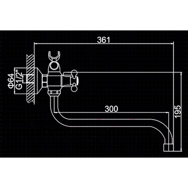 Смеситель Ledeme H08 L2308