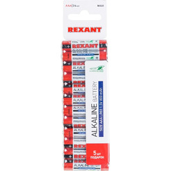 Батарейка REXANT AAA/LR03 1,5 V 24 шт. 30-1013