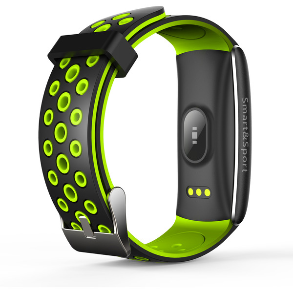 Фитнес-браслет SOVO SE12 (черный/зеленый)