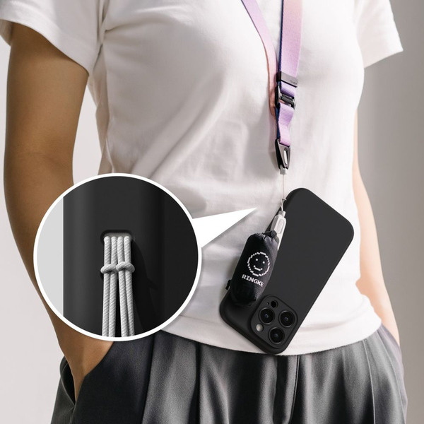 Чехол RINGKE SILICONE MAGNETIC MAGSAFE для IPHONE 16 PRO MAX BLACK