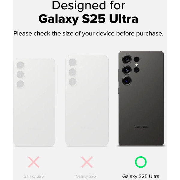 Чехол Ringke ALLES для Galaxy S25 Ultra BLACK