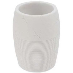 Стакан для зубной щетки и пасты Perfecto Linea Whitestone 35-105033