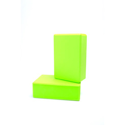 Блоки для йоги AMETIST 2 шт. зеленый