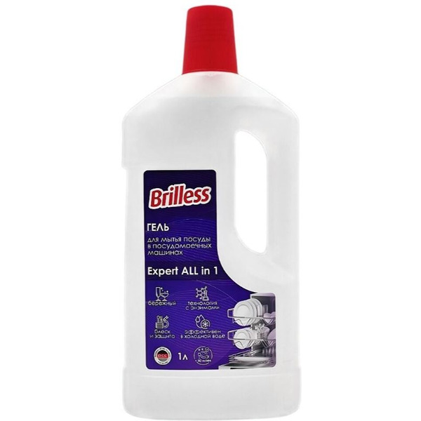 Гель для посудомоечной машины Brilless Expert ALL in 1 1л