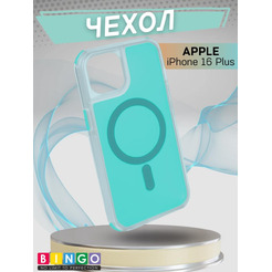 Бампер BINGO Model Magnetic для APPLE iPhone 16 Plus бирюзовый