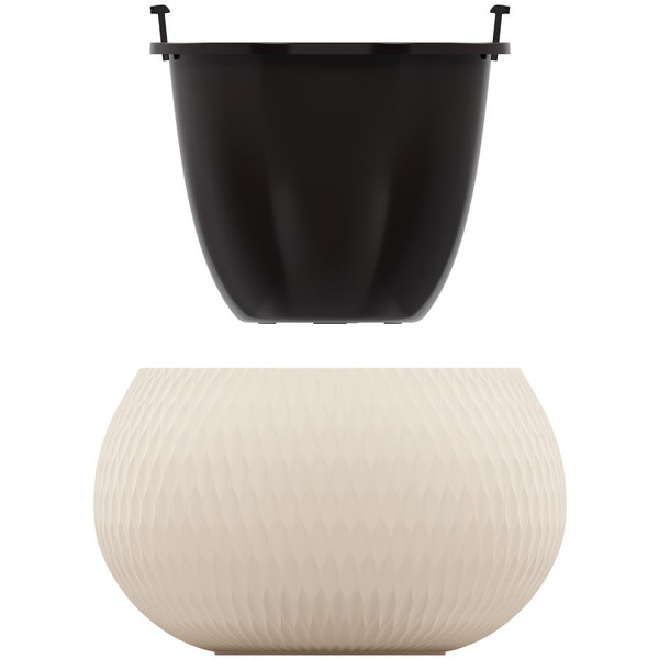 Кашпо Альтернатива Жемчужина М8727 (бежевый)