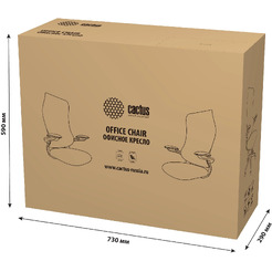 Офисное кресло CACTUS CS-MC505-BL (темно-синий)