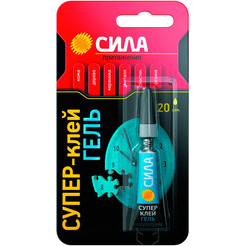 Супер-клей СИЛА ГЕЛЬ 3 гр. BL-1 (SGBL1-3)